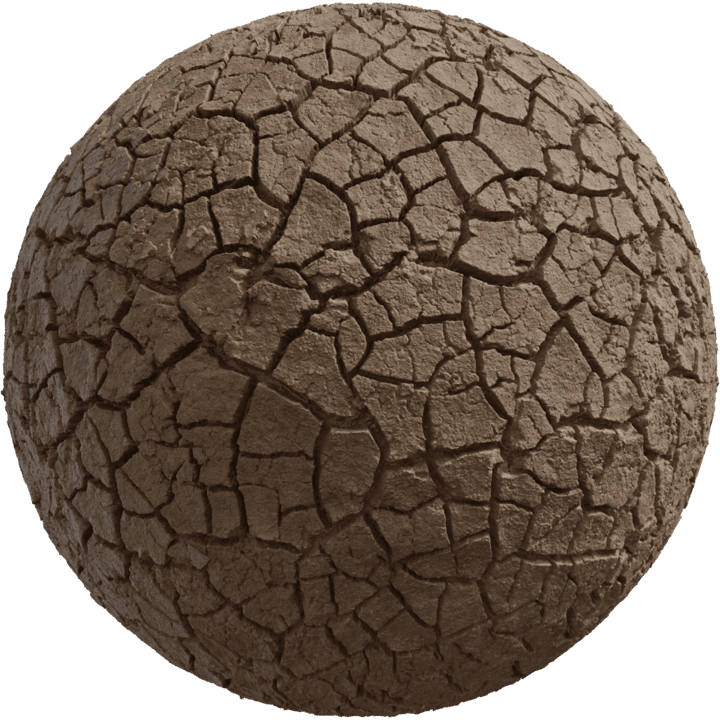 Mud Cracked Dry Riverbed 002 by Texture Haven