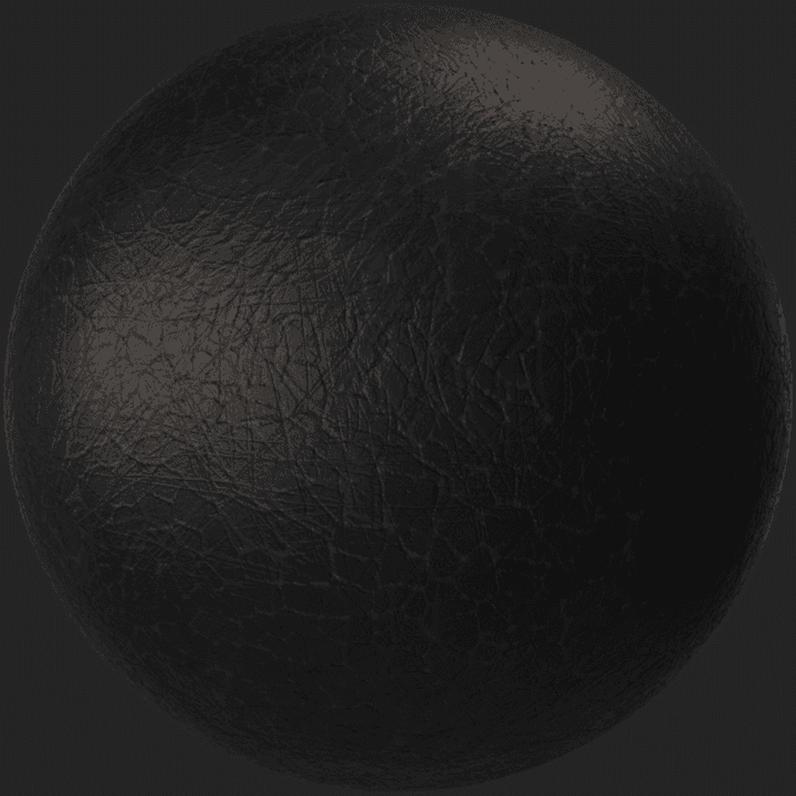 Black Leather PBR Texture