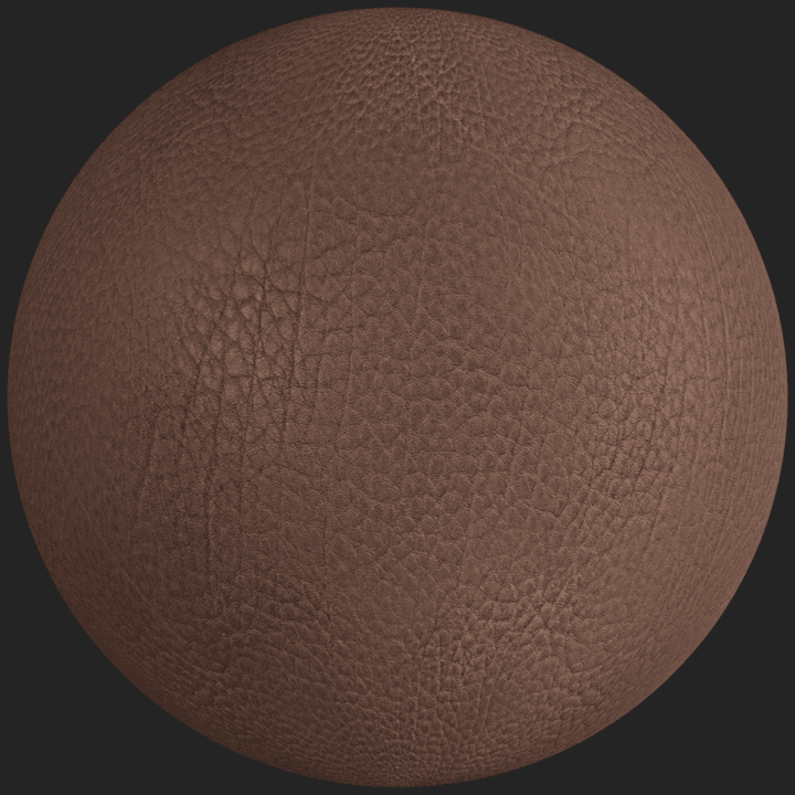 Brown Leather Texture, Free PBR