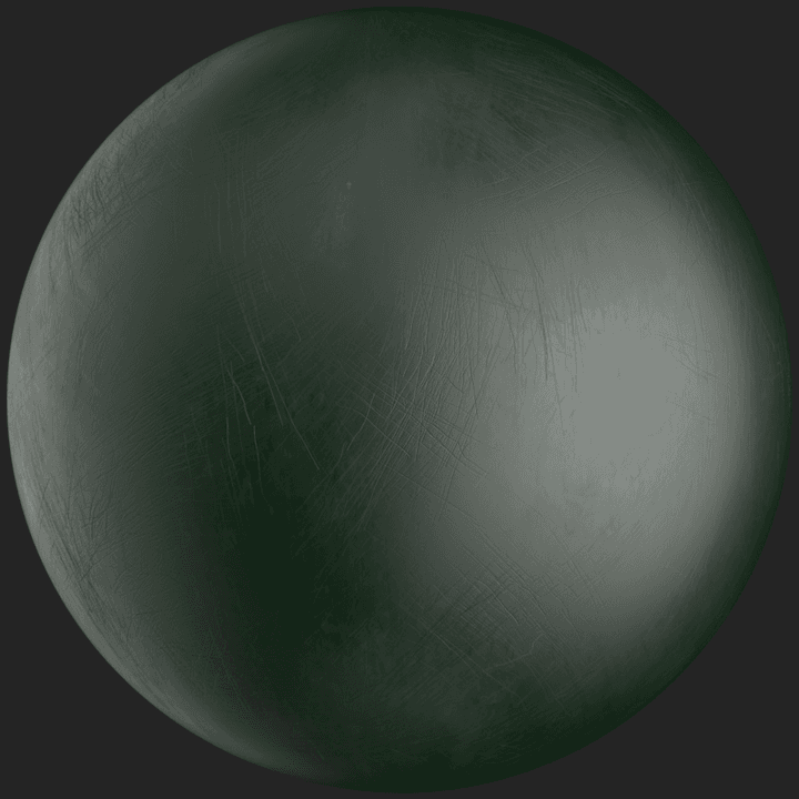 smooth,plastic,green,dark