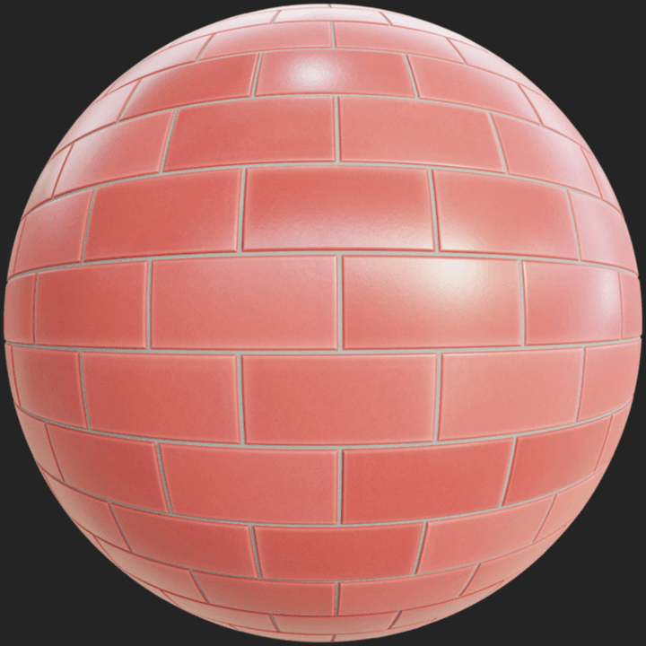 red,smooth,subway,bathroom,tiled,clean,tiles