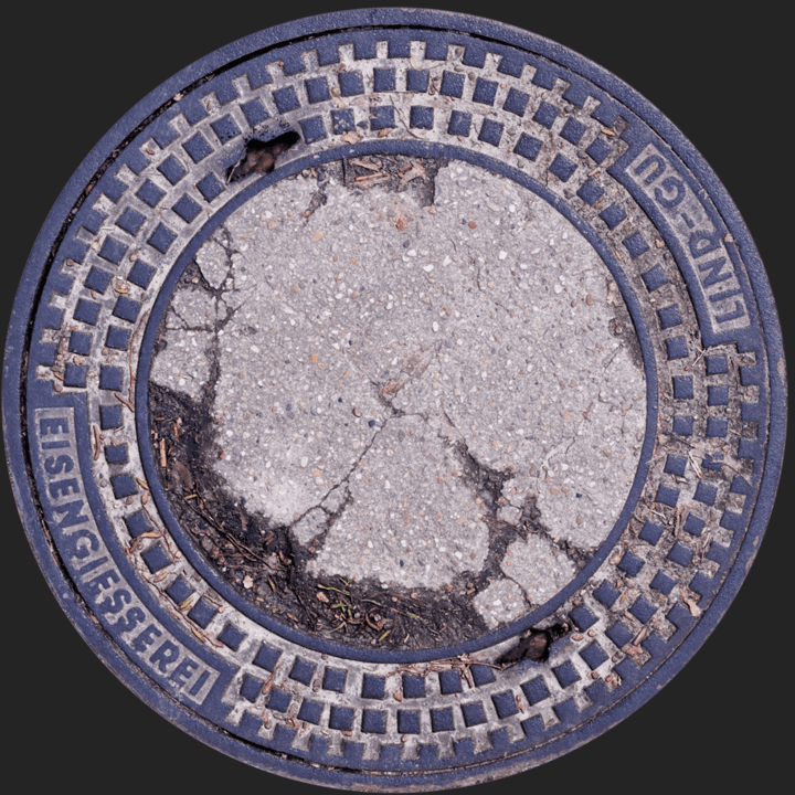 manhole-cover,old,broken,cracks,manhole,crack,cracked,cover,concrete