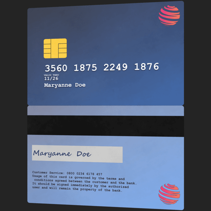 Payment Card 001