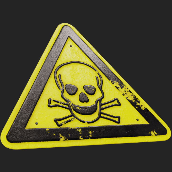 bone,bones,yellow,black,sign,danger,skulls,warning,skull