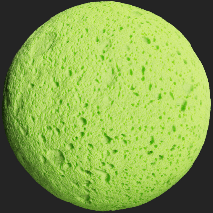 green,sponge