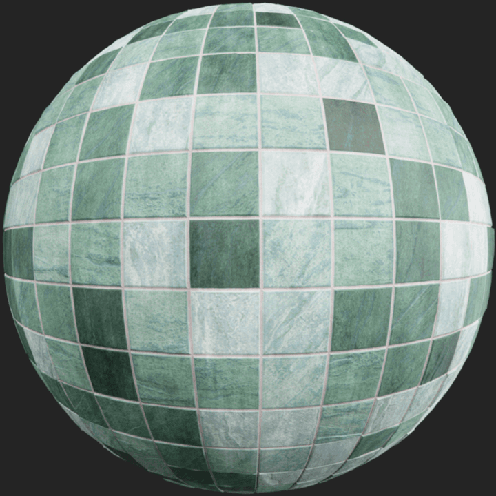 tiled,small,rough,green,tiles