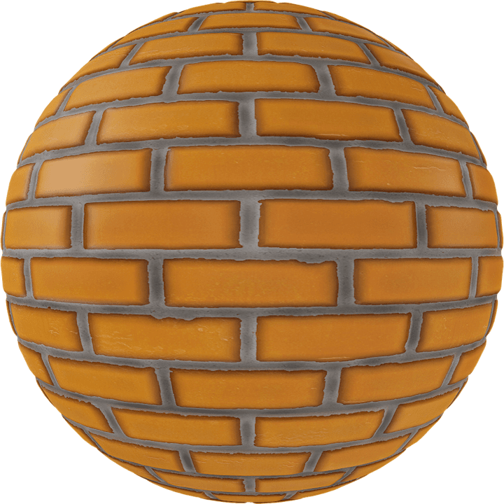 Orange Brick Wall 14
