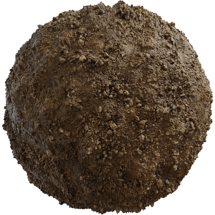 Brown Mud Dry